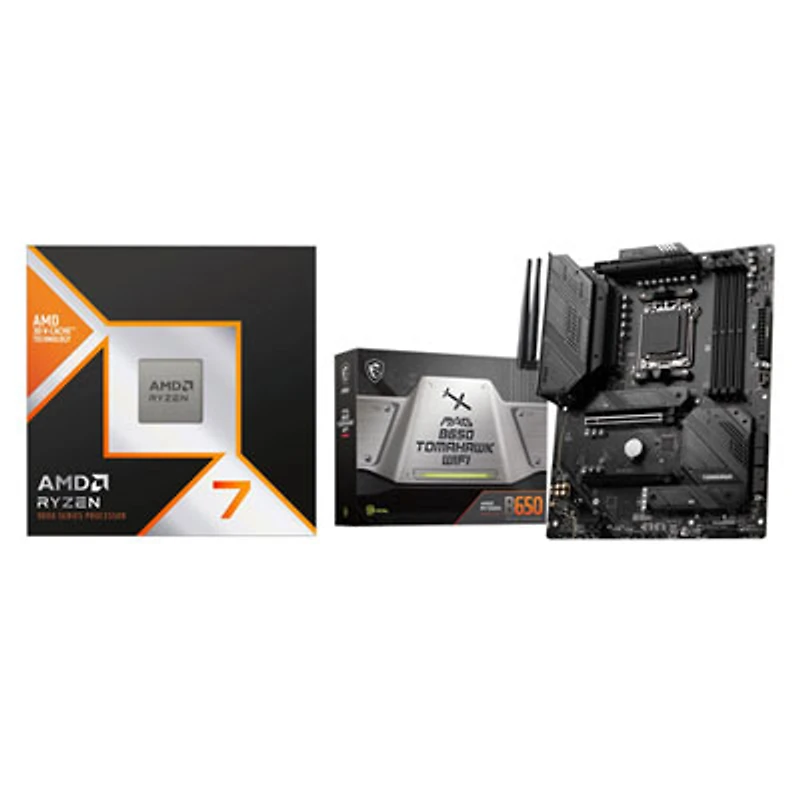 AMD Ryzen 7 9800X3D 8-Core 5.2GHz AM5 Processor & MSI B650 Tomahawk WiFi ATX AM5 DDR5 Motherboard