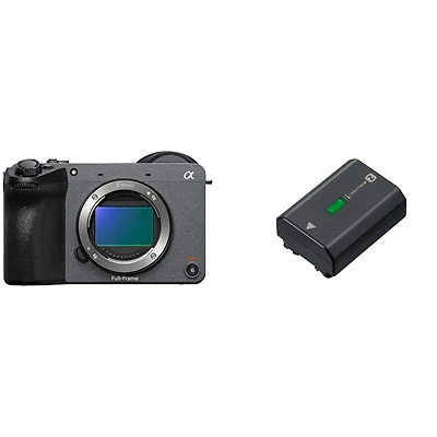 Sony Cinema Line FX2 Full-Frame Mirrorless Camera (Body Only) with Lithium-Ion Rechargeable Camera Battery