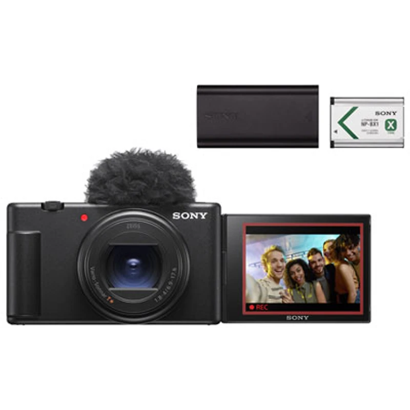 Sony ZV-1 II Content Creator Vlogger Camera with 18-50mm Lens & Lithium-Ion Rechargeable Battery