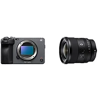Sony Alpha FX3 Cinema Line Full-Frame Mirrorless Camera (Body) w/ E-Mount FE 20mm f/1.8 Vlogger UW Angle Prime G Lens