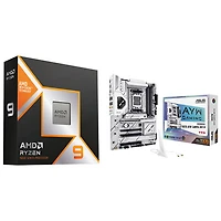 AMD Ryzen 9 9900X3D 12-Core AM5 Processor & ASUS X870 AYW Gaming Wi-Fi 6 AM5 DDR5 Motherboard