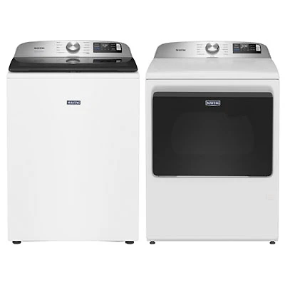 Maytag 6.0 Cu. Ft. High Efficiency Top Load Washer & 7.4 Cu. Ft. Electric Dryer