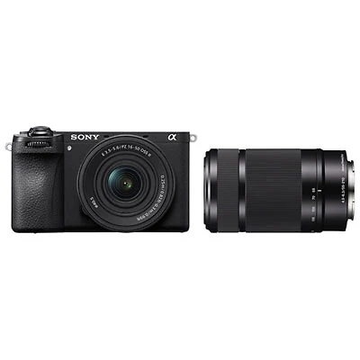 Sony Alpha 6700 APS-C Interchangeable Lens Mirrorless Camera w/ 16-50mm Kit & 55-210mm f/4.5-6.3 OSS 3.8x Telephoto Zoom Lens