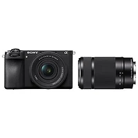 Sony Alpha 6700 APS-C Interchangeable Lens Mirrorless Camera w/ 16-50mm Kit & 55-210mm f/4.5-6.3 OSS 3.8x Telephoto Zoom Lens