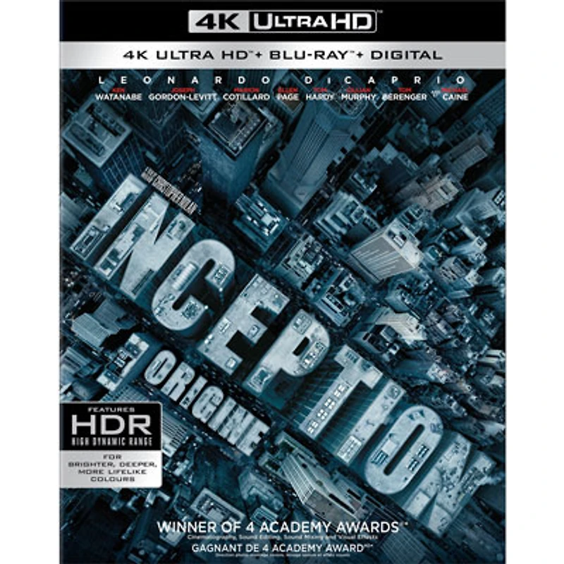 Inception (English) (4K Ultra HD) (Blu-ray Combo)