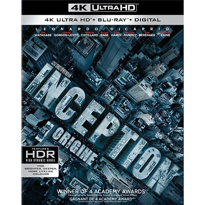 Inception (English) (4K Ultra HD) (Blu-ray Combo)