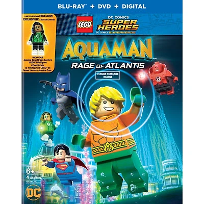 LEGO DC Super Heroes: Aquaman: Rage of Atlantis (Blu-ray Combo) (With Toy)