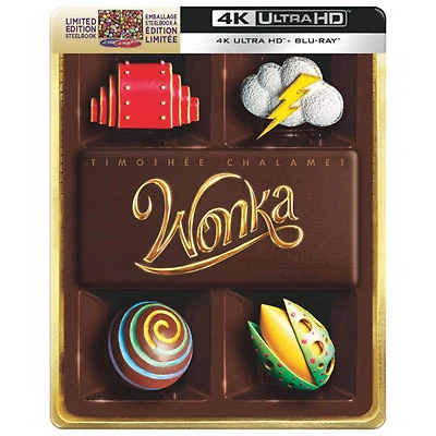 Wonka (Limited Edition) (SteelBook) (4K Ultra HD) (Blu-ray Combo) (2024)