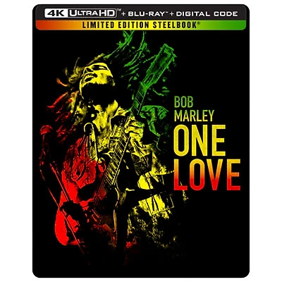 Bob Marley: One Love (English) (Limited Edition) (SteelBook) (4K Ultra HD) (Blu-ray Combo)