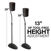 Support de haut-parleur ajustable de Sanus (HTB3b-03)