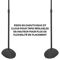Support de haut-parleur ajustable de Sanus (HTB3b-03)