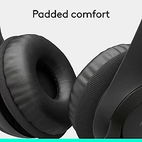 Logitech H390 Wired Headset with Noise Cancelling Microphone - Black