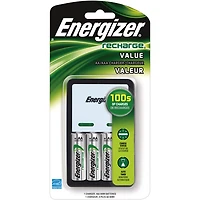 Energizer Maxi Charger With 4 "AA" Ni-MH Rechargeable Batteries (CHVCMWB4)
