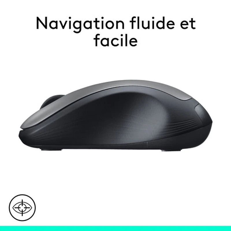 Souris ambidextre sans fil M310 de Logitech - Argenté
