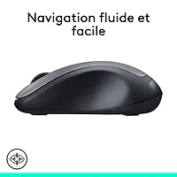 Souris ambidextre sans fil M310 de Logitech - Argenté