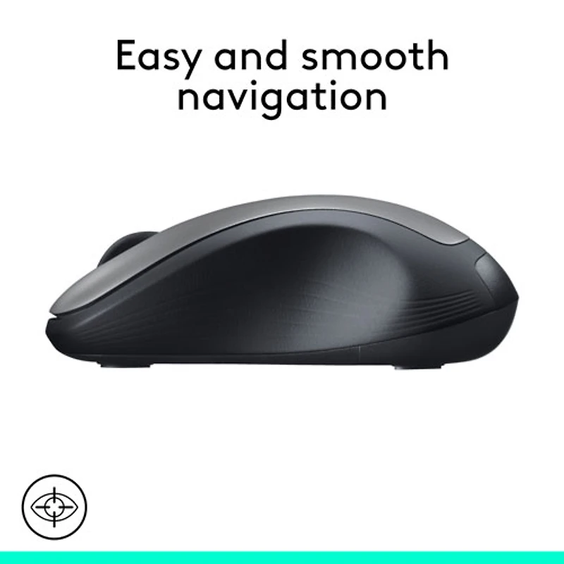 Souris ambidextre sans fil M310 de Logitech - Argenté