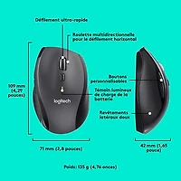 Logitech M705 Marathon Wireless Laser Mouse