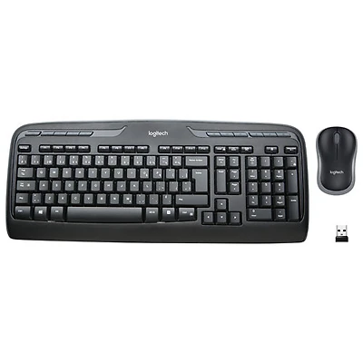 Logitech MK320 Wireless Keyboard & Mouse Combo - French