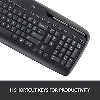 Ensemble avec clavier et souris sans fil MK320 de Logitech - Français