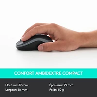 Ensemble avec clavier et souris sans fil MK320 de Logitech - Français