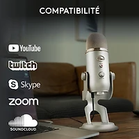 Blue Microphones Yeti USB Microphone - Silver
