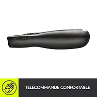 Télécommande de présentation sans fil au laser R400 de Logitech