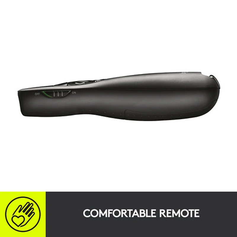 Télécommande de présentation sans fil au laser R400 de Logitech