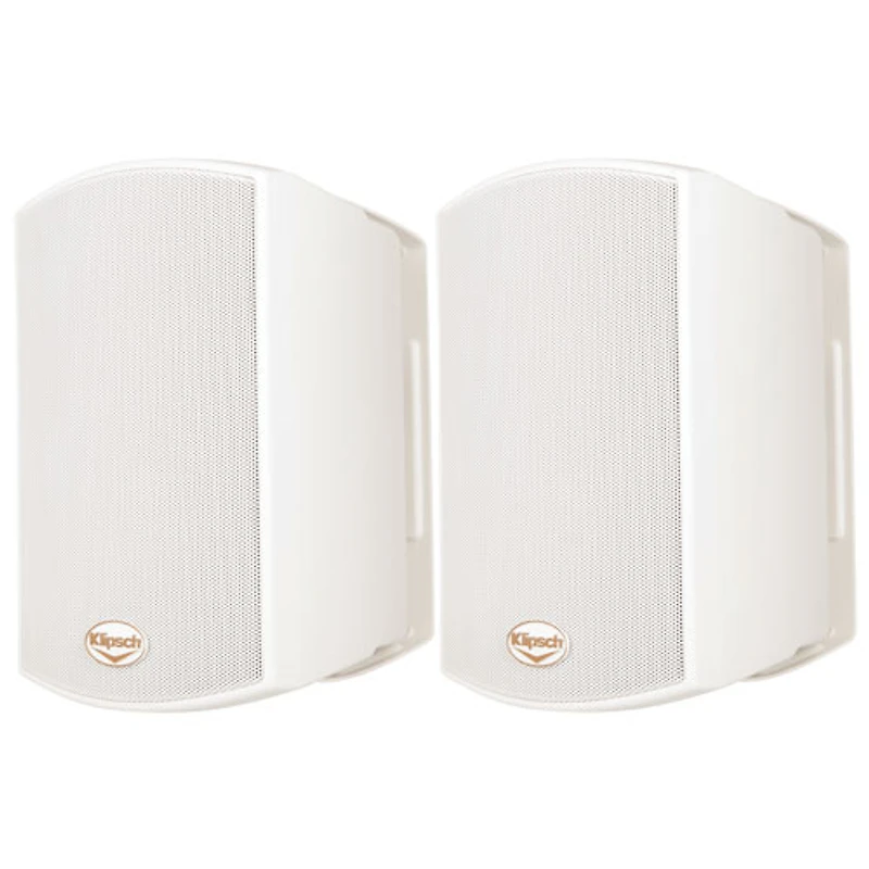 Haut-parleurs d'extérieur 50 W AW-400 résistants aux intempéries de Klipsch - Paire