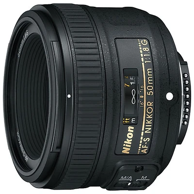 Objectif focale fixe AF-S 50 mm f1,8G de Nikon