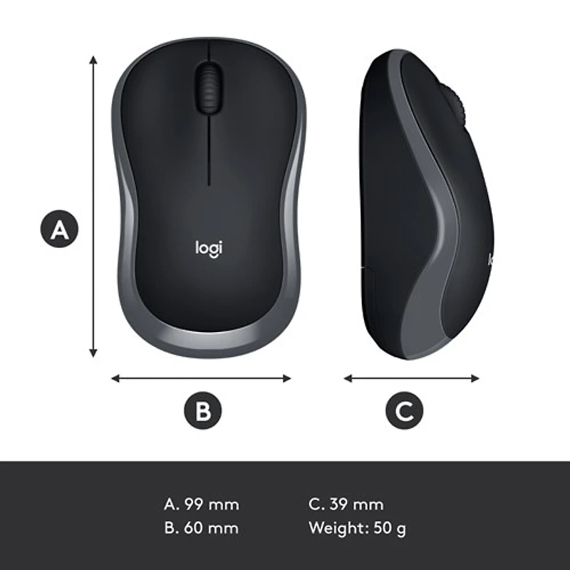 Logitech M185 Wireless Optical Mouse