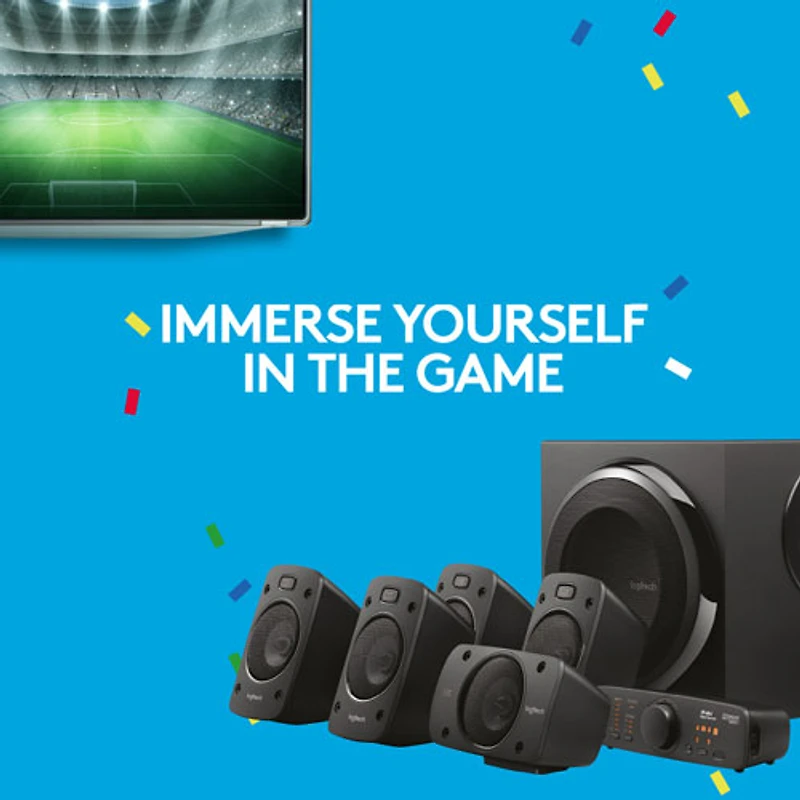 Système de haut-parleurs 5.1 Z906 de Logitech pour ordinateur
