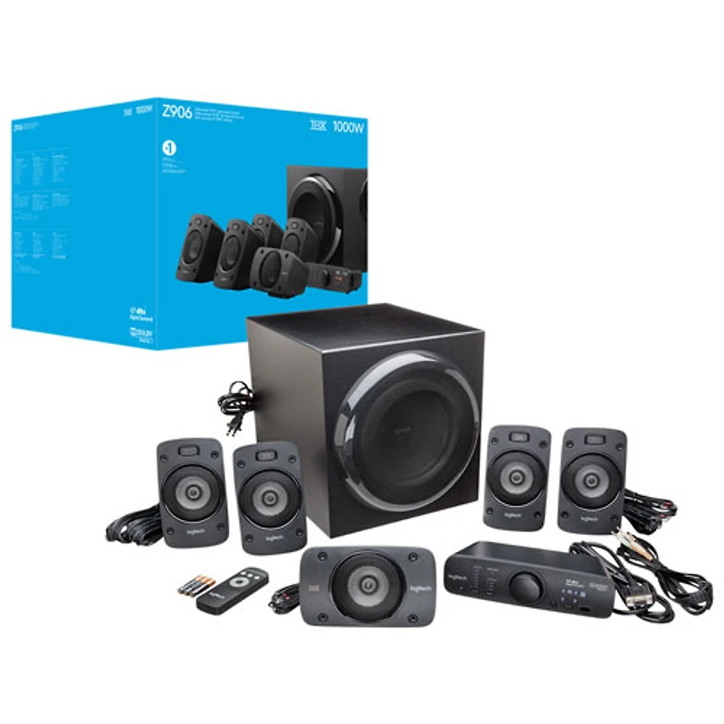 Système de haut-parleurs 5.1 Z906 de Logitech pour ordinateur