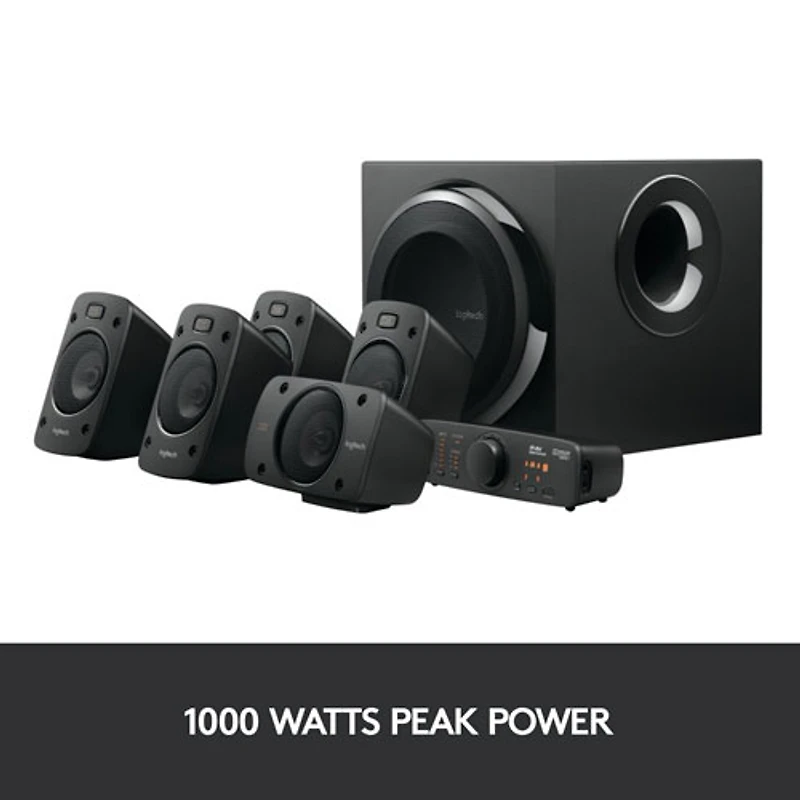 Système de haut-parleurs 5.1 Z906 de Logitech pour ordinateur