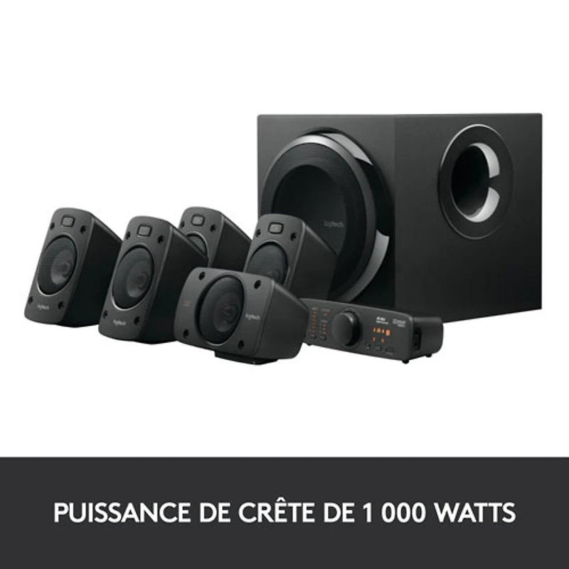 Système de haut-parleurs 5.1 Z906 de Logitech pour ordinateur