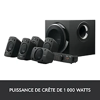Système de haut-parleurs 5.1 Z906 de Logitech pour ordinateur