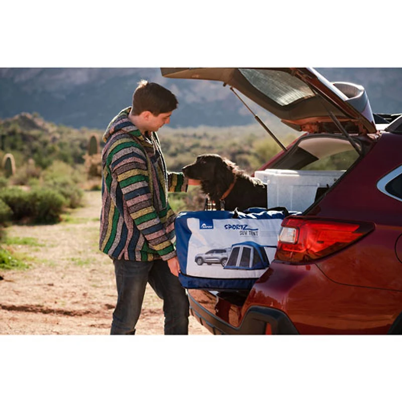 Tente de VUS Sportz avec abri moustiquaire