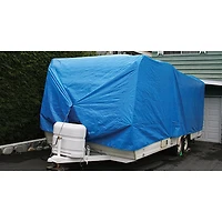 Toile de 12 x 28 pi de Western Rugged - Bleu