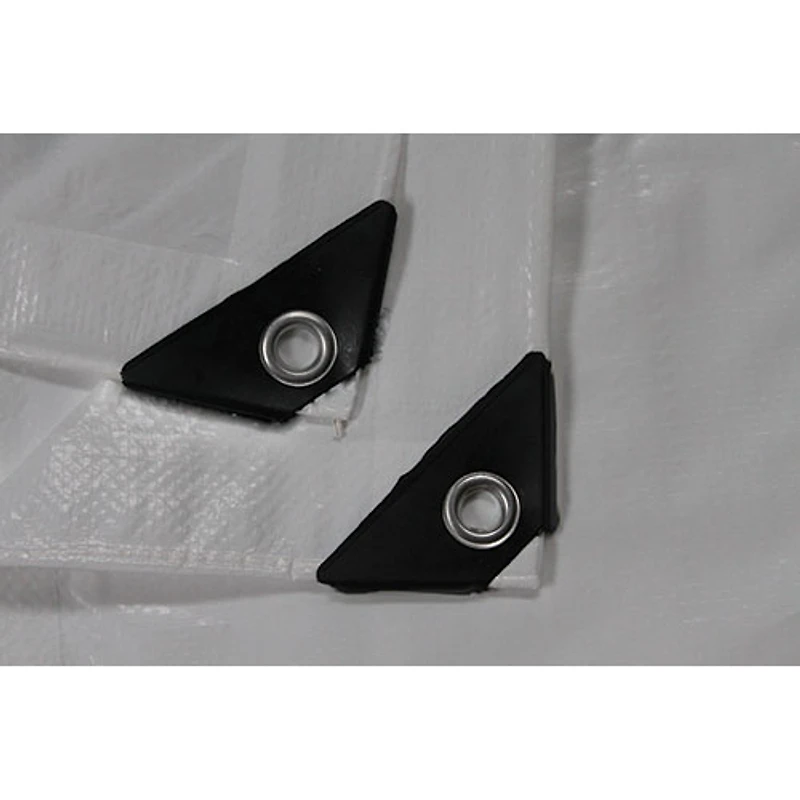 Bâche de 10 x 20 pi de Western Rugged - Blanc