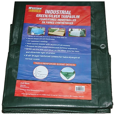 Bâche de 30 x 30 pi de Western Rugged - Vert