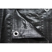 Toile de 12 x 28 pi de Western Rugged - Noir