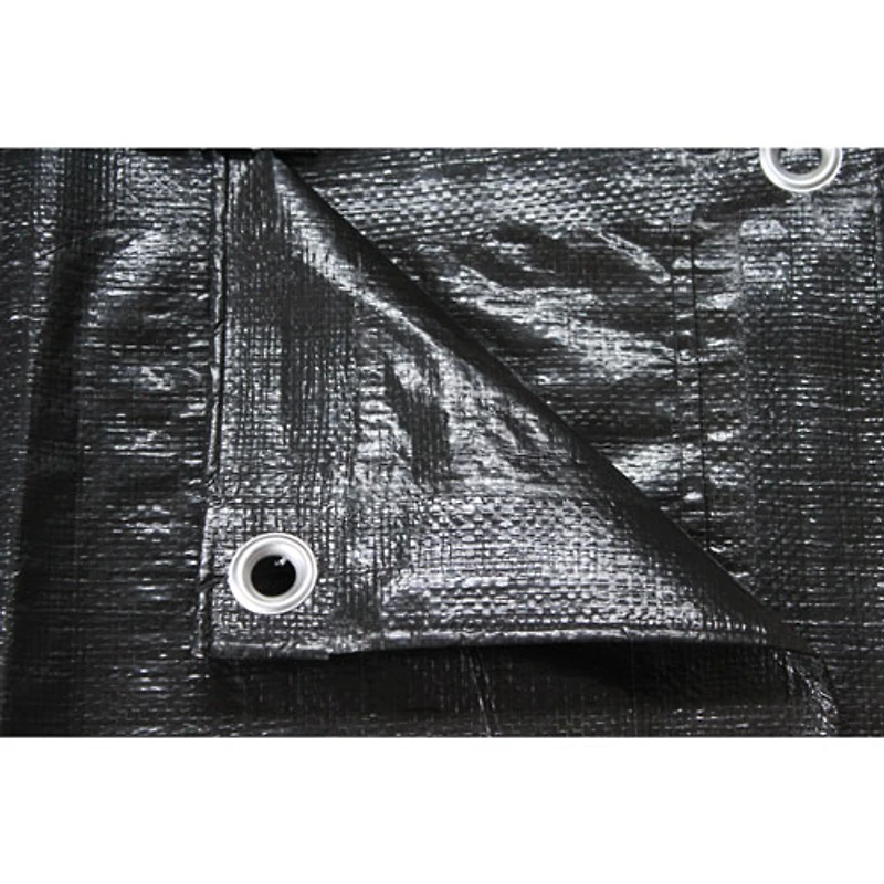 Toile de 20 x 40 pi de Western Rugged - Noir