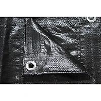 Toile de 20 x 40 pi de Western Rugged - Noir