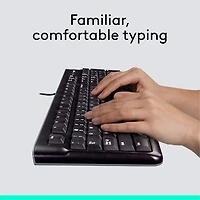 Ensemble avec clavier et souris MK120 de Logitech