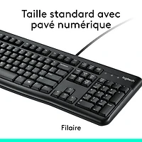 Ensemble avec clavier et souris MK120 de Logitech