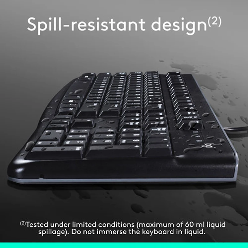 Ensemble avec clavier et souris MK120 de Logitech