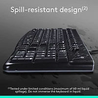 Ensemble avec clavier et souris MK120 de Logitech