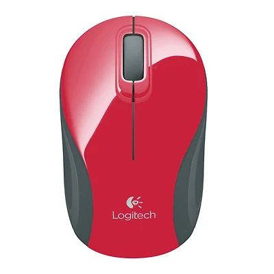 Mini souris sans fil M187 de Logitech (910-002727) - Rouge