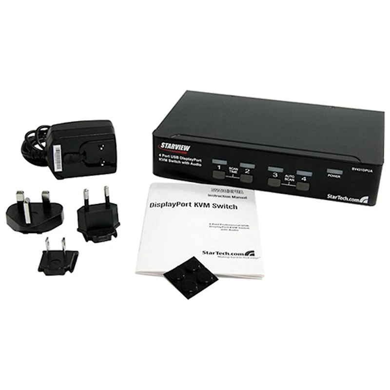 Startech 4-Port USB DisplayPort KVM Switch (SV431DPUA)