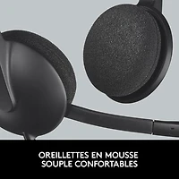 Logitech H340 USB Headset with Noise-Cancelling Mic (981-000507) - Black