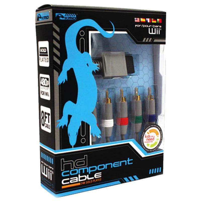 Câble en composantes de KMD pour Wii - Gris